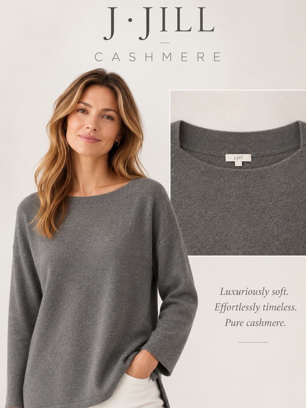 NWT J. Jill Cashmere Sweater